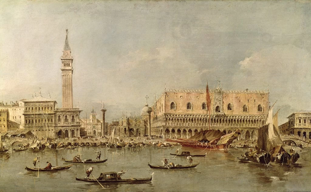 La Piazzetta e il Palazzo Ducale dal Bacino di San Marco - Museu Calouste Gulbenkian, Lisbon
